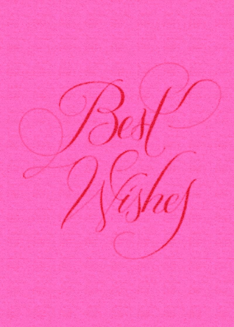 Elegant Best Wishes Card card