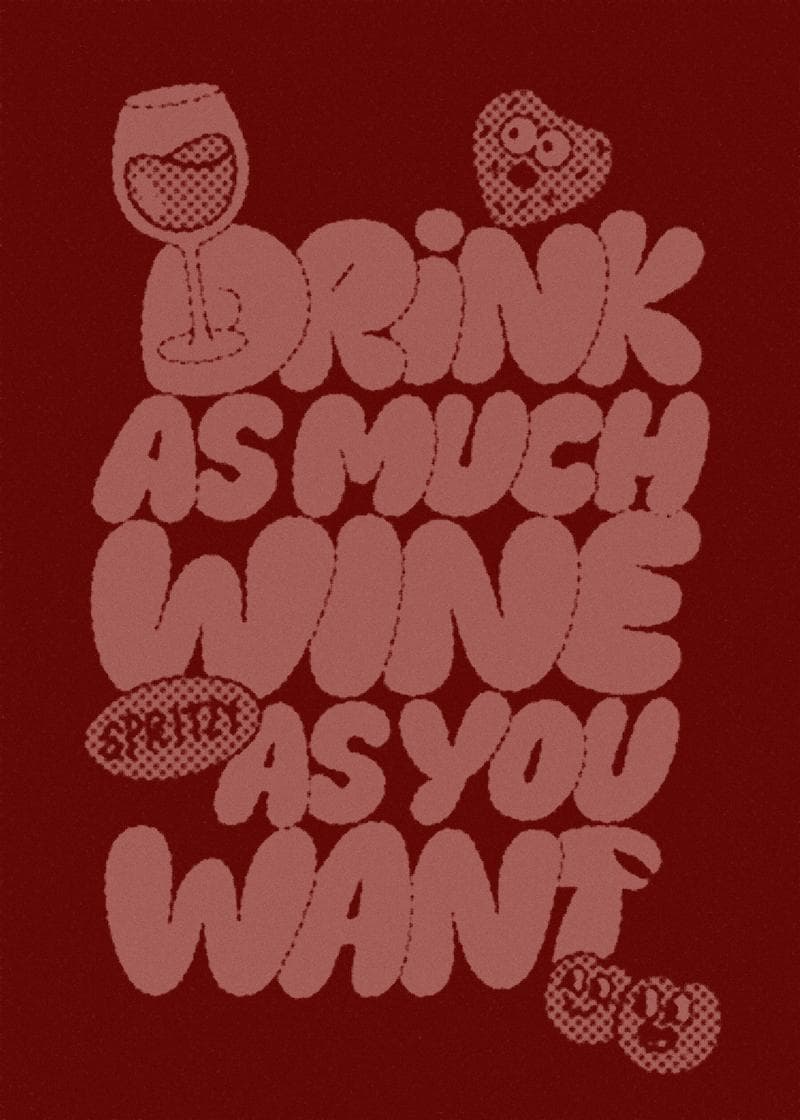 Wine Lovers' Delight Card card