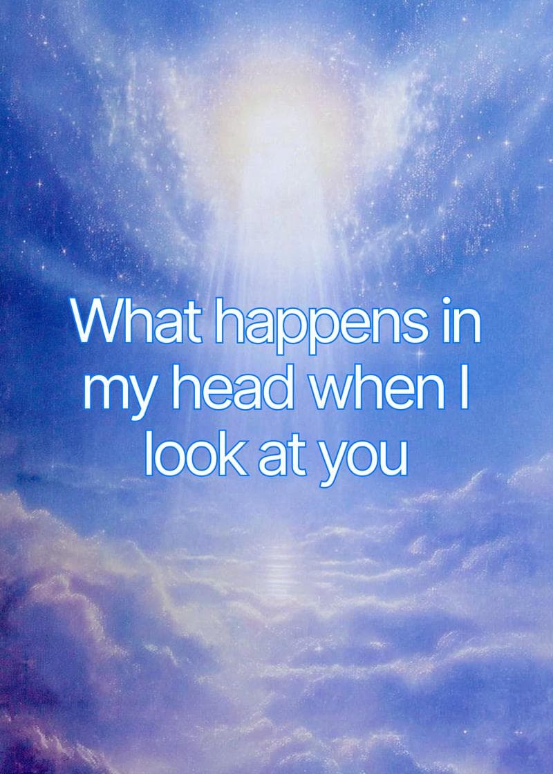 Heavenly Thoughts of You card