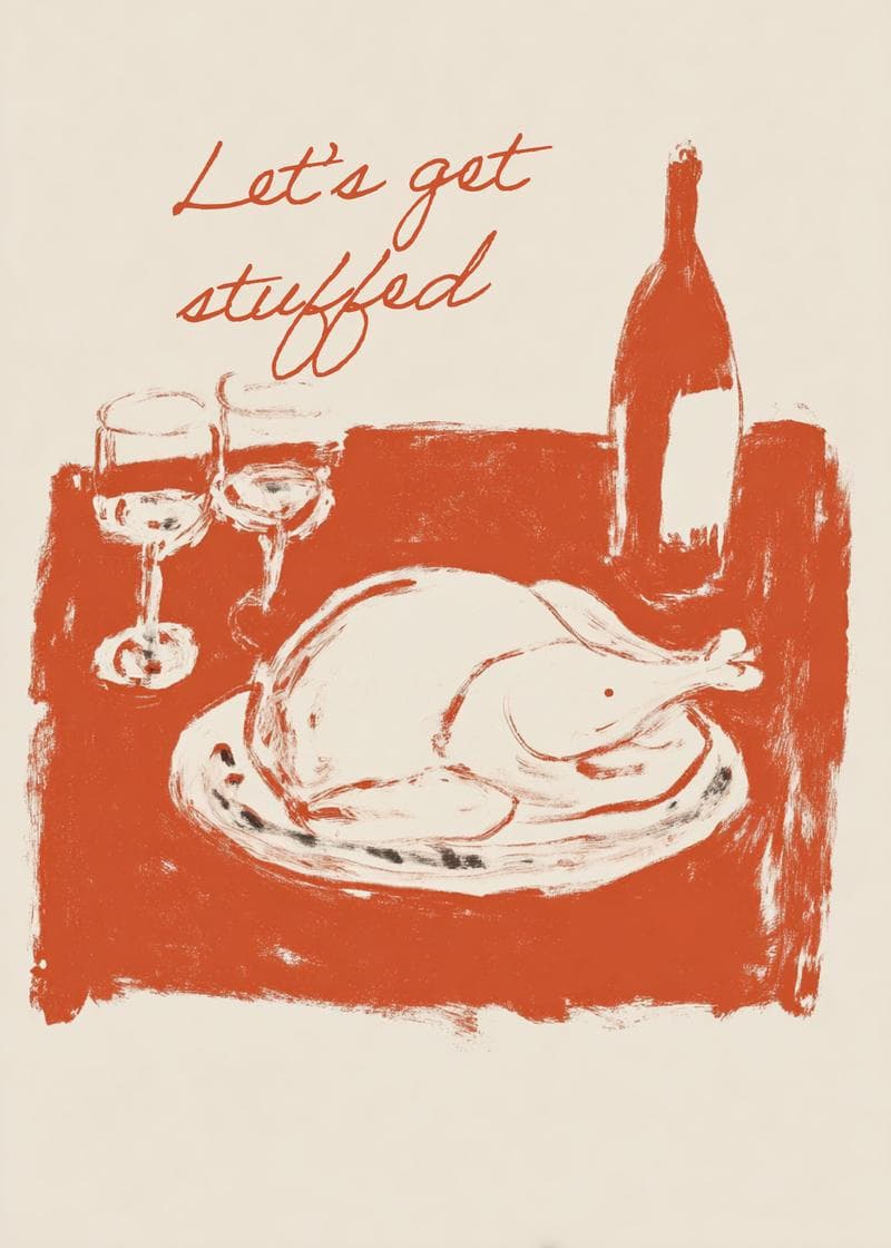 Festive Feast Fun Card card