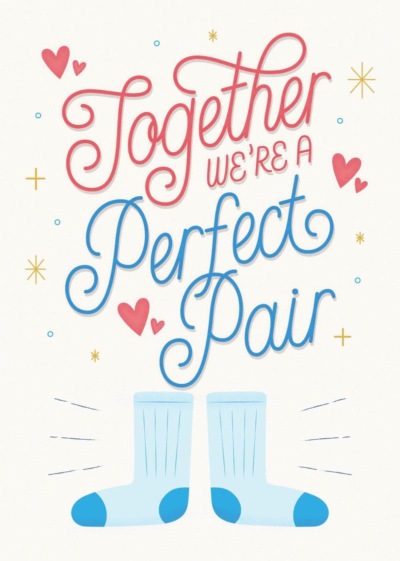 Perfect Pair Love Card