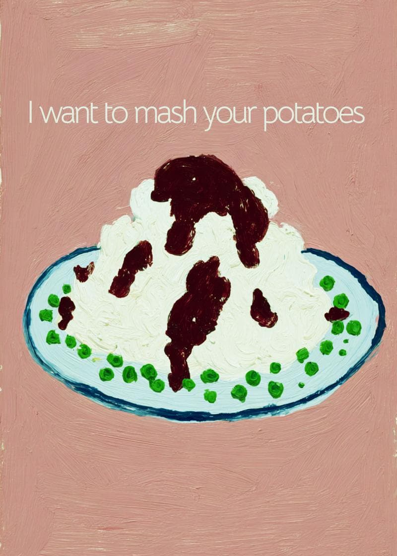 Cheeky Potato Love Card card