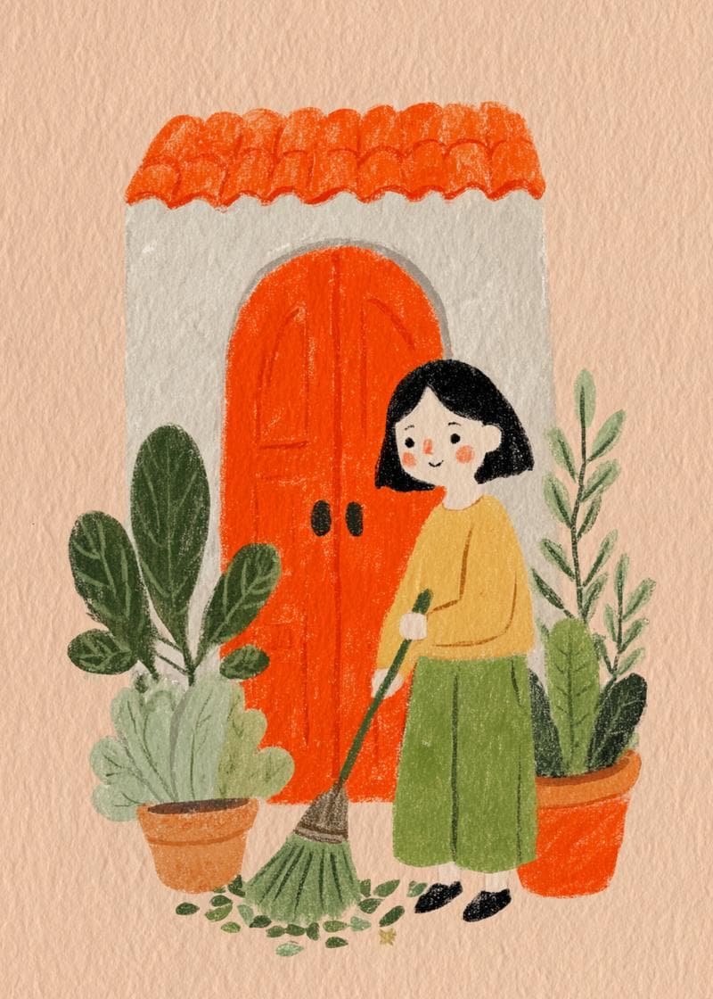Charming Garden Greetings card