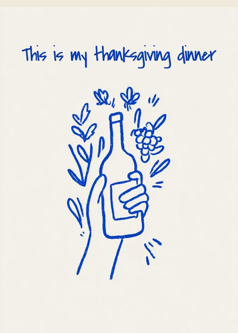 Cheers to Thanksgiving Moments card