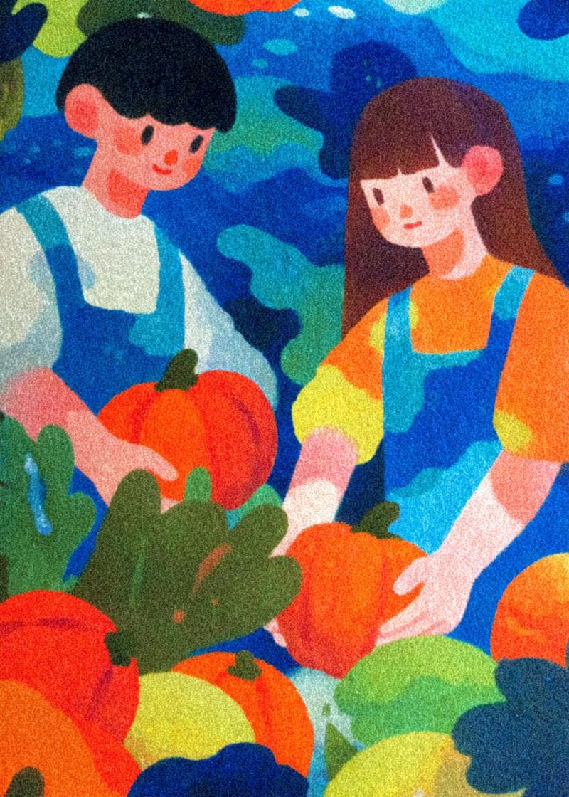 Pumpkin Patch Fun Greeting Card card