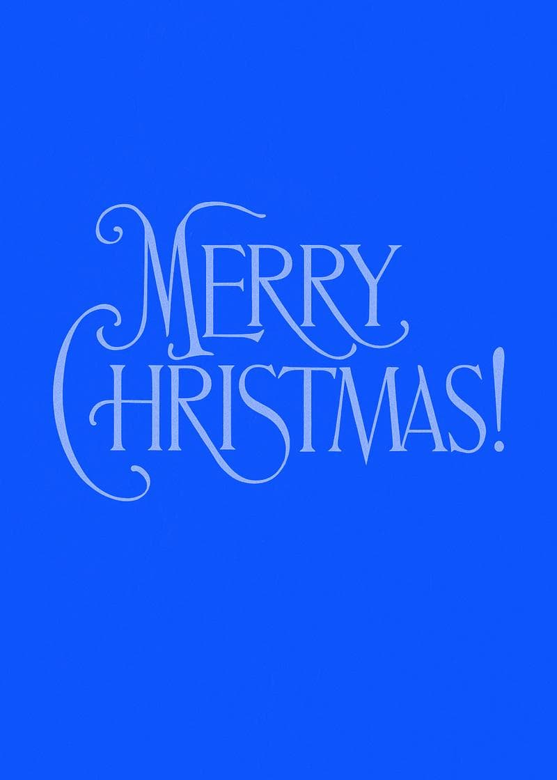 Elegant Merry Christmas Card card