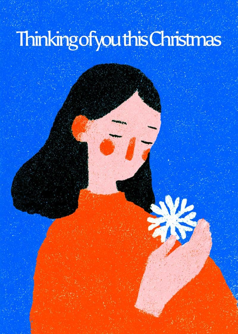 Warm Christmas Thoughts Card card