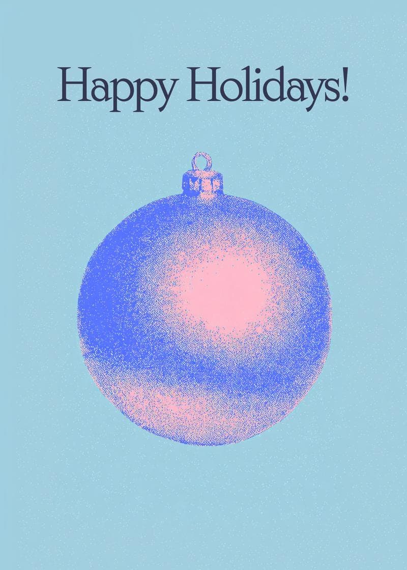 Festive Holiday Cheer Card card