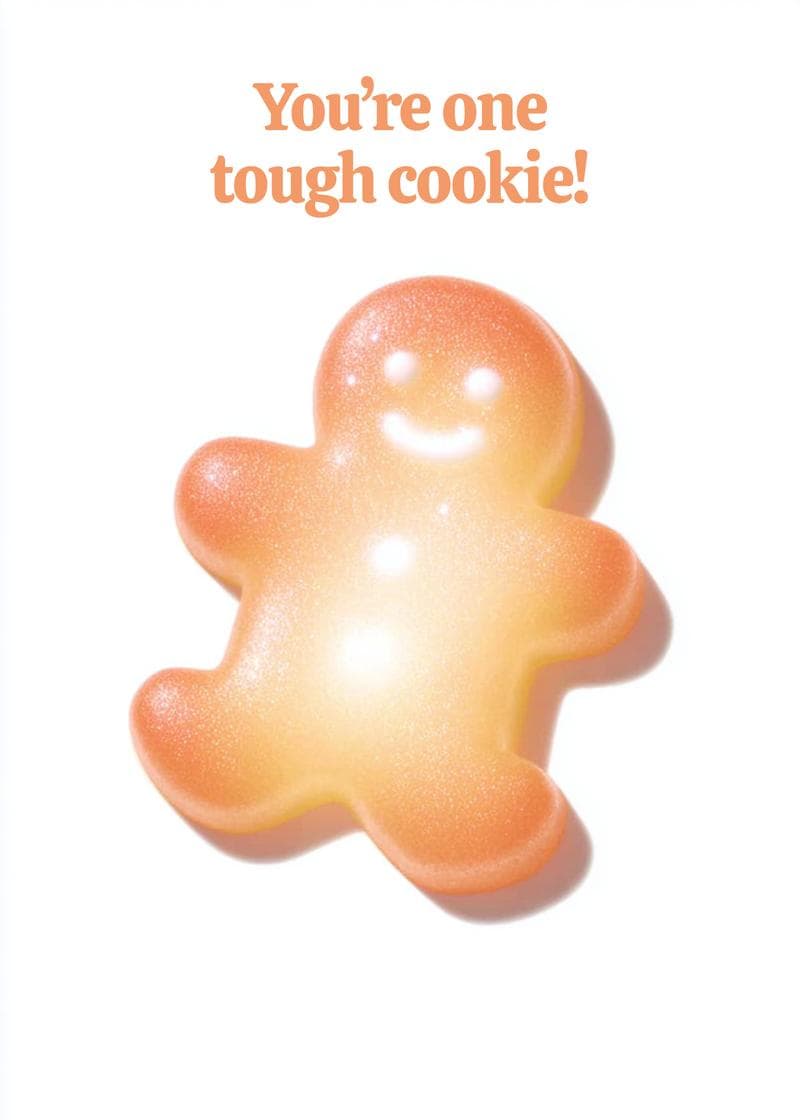 Tough Cookie Strength Card card