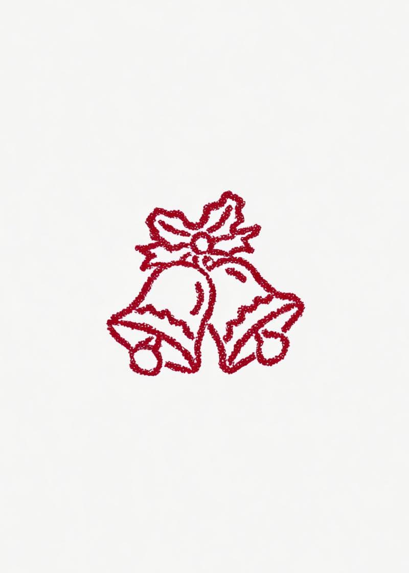 Festive Holiday Bells Card card