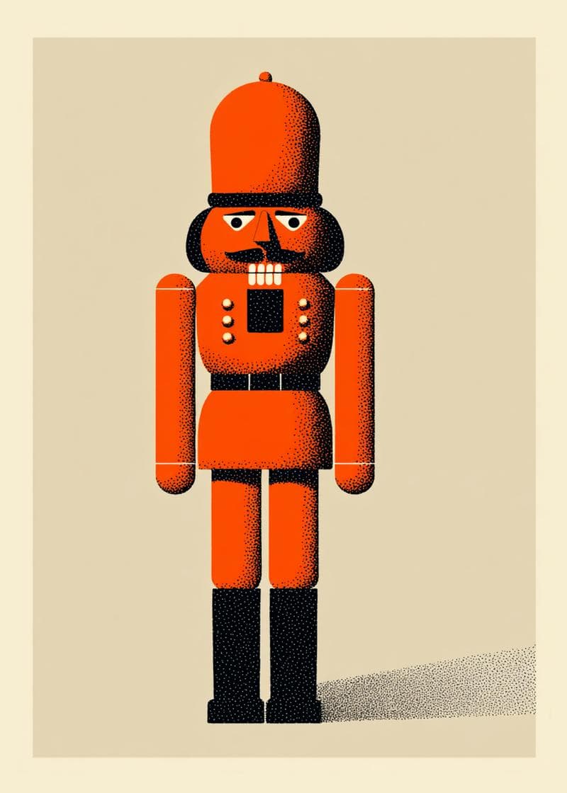 Charming Nutcracker Delight card