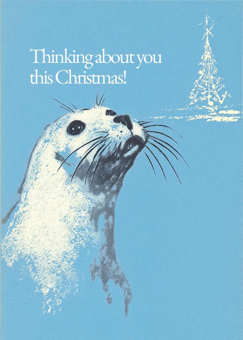 Heartwarming Christmas Seal Card card