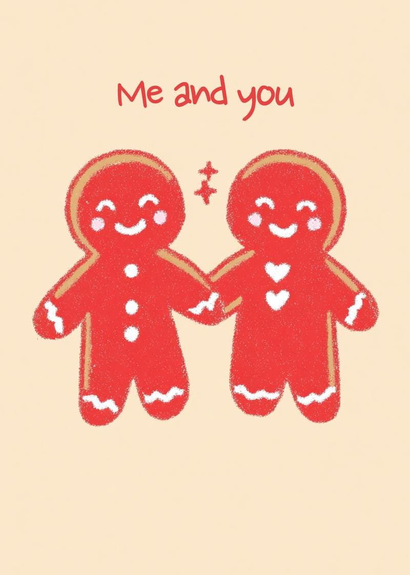 Sweet Gingerbread Friends card