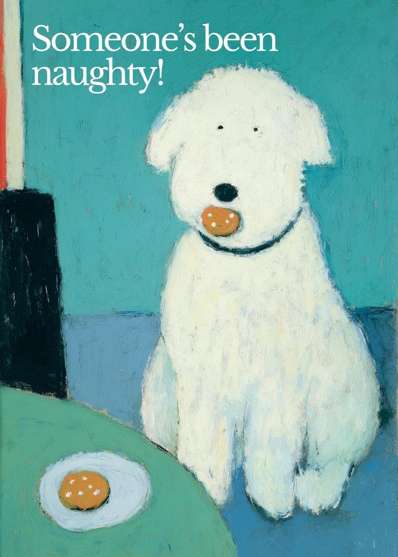 Playful Pooch Mischief card