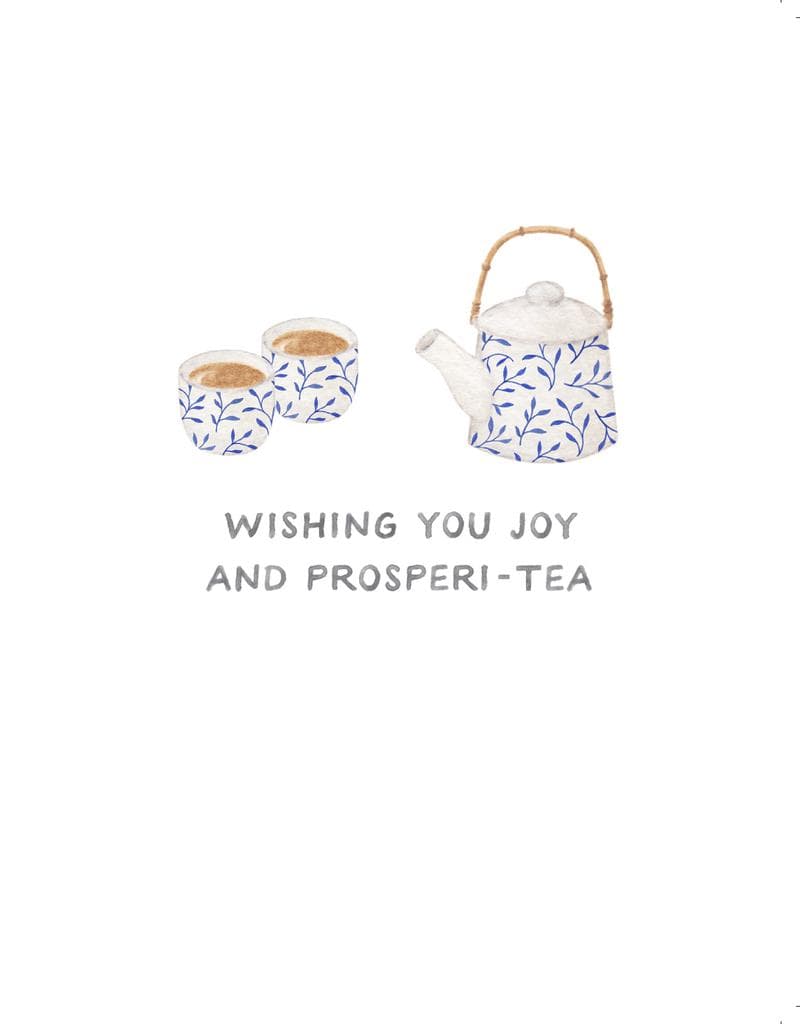 Joyful Prosperi-tea Greeting Card