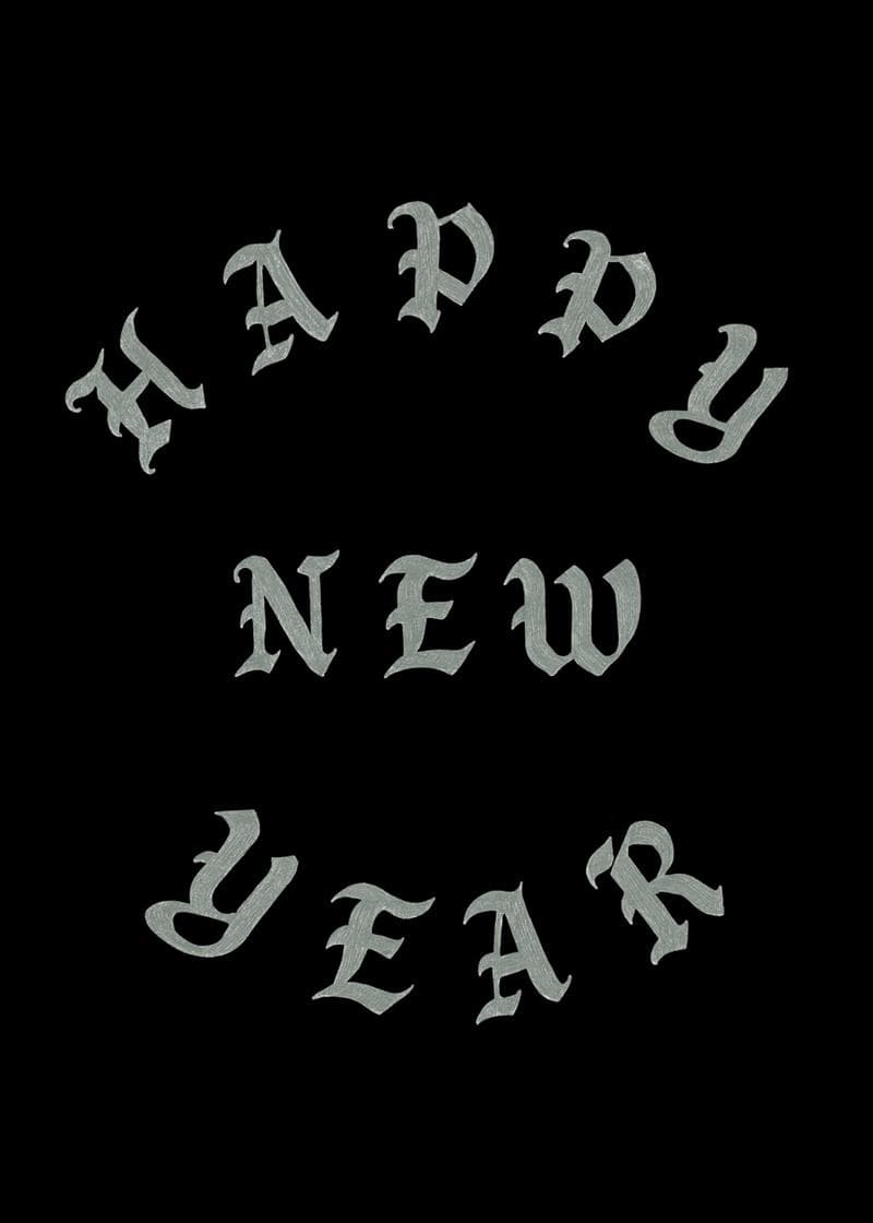 Elegant New Year Cheer card