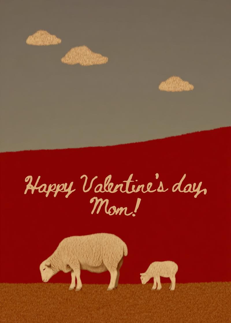 Valentine's Day Love for Mom card