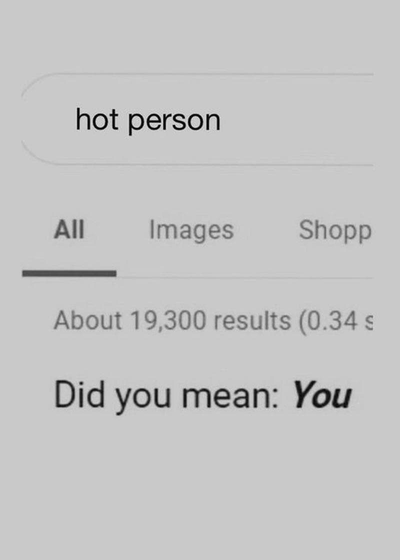 You're the Hottest Search Result card