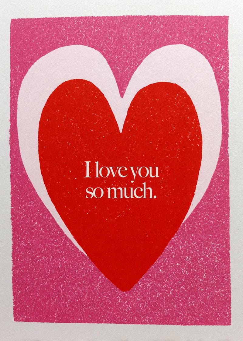 Heartfelt Love Note Card card