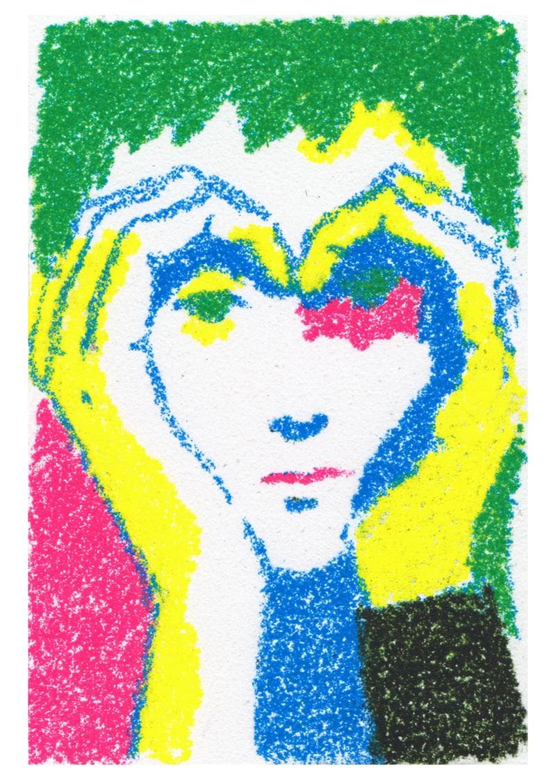 Colorful Heartfelt Greetings card
