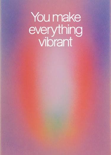 Vibrant Moments Card card