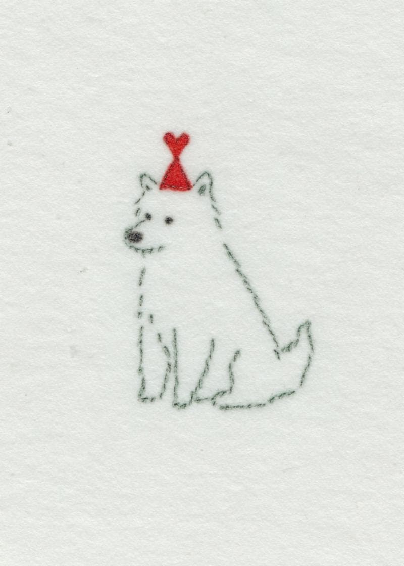 Playful Pup Birthday Card card
