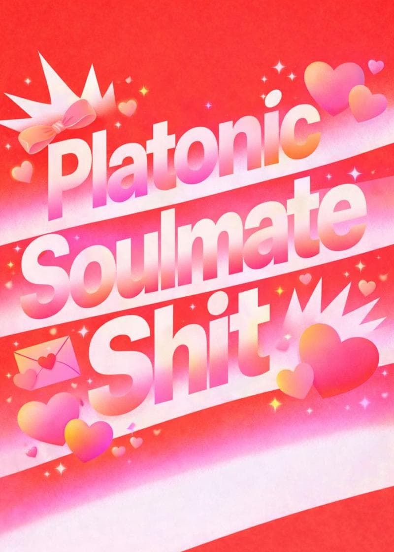 Platonic Soulmate Fun Card card