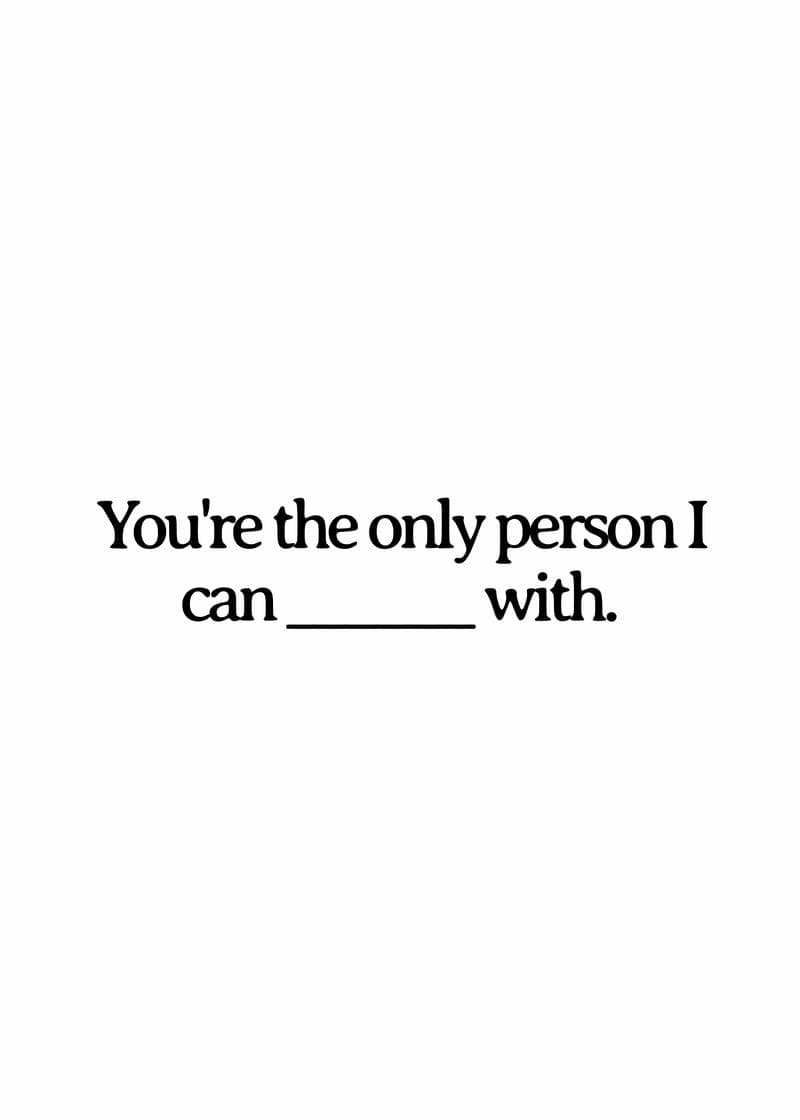 Fill-in-the-Blank Love Card card
