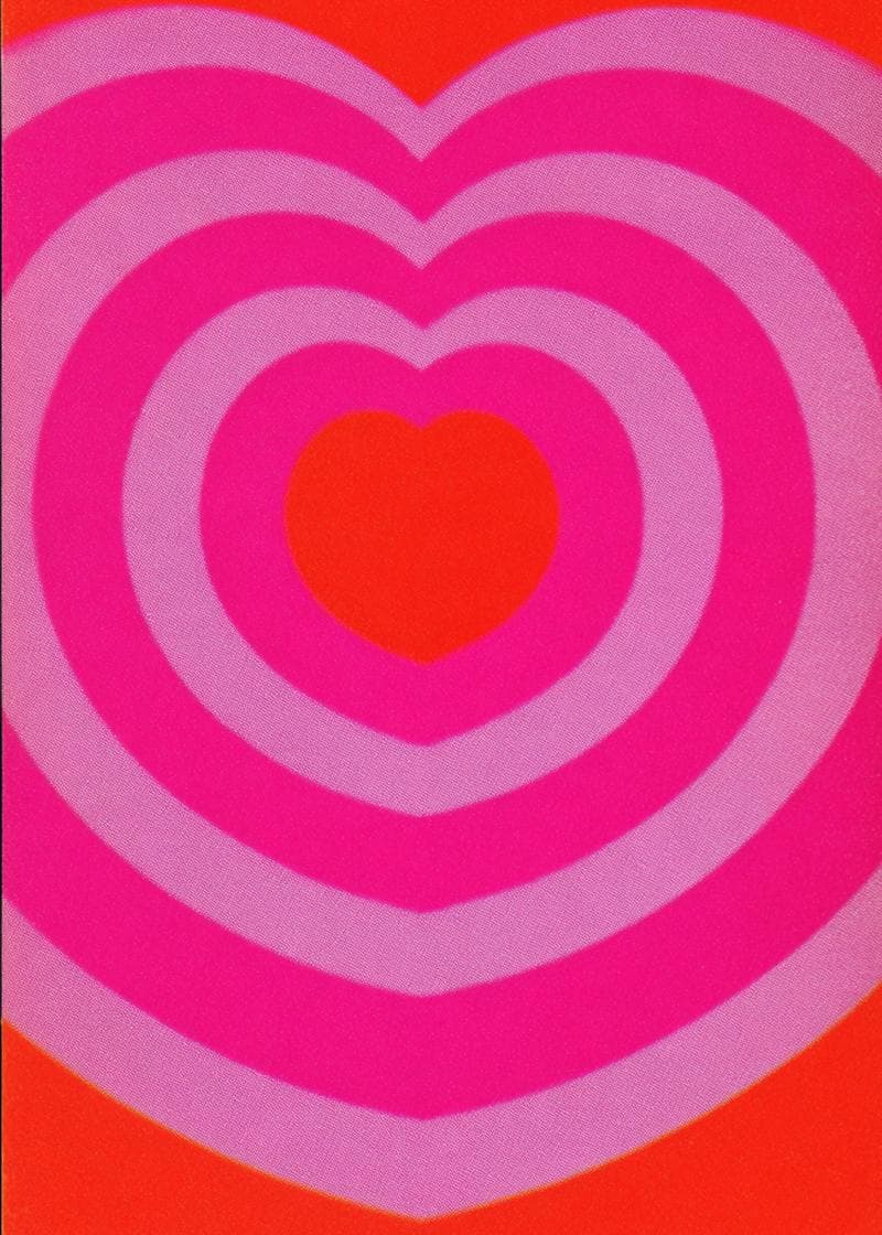Radiant Heartbeat Greeting Card card