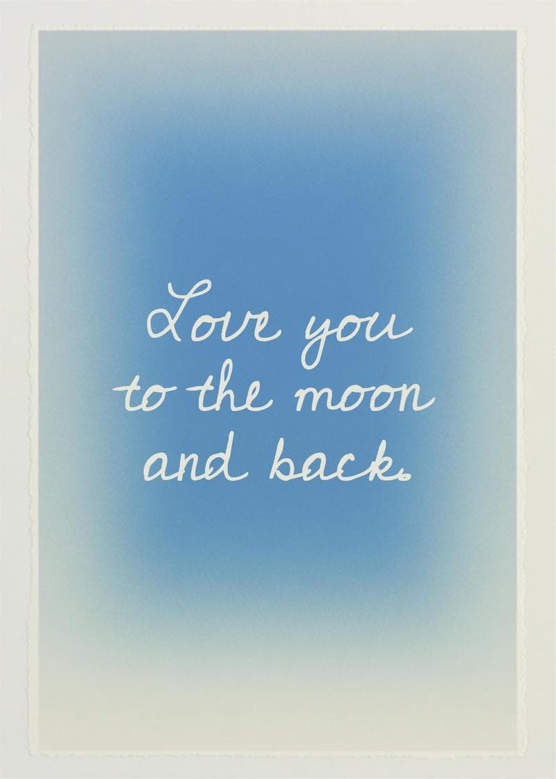 To the Moon and Back Card card