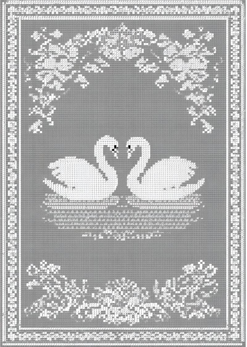 Elegant Swan Romance Card card