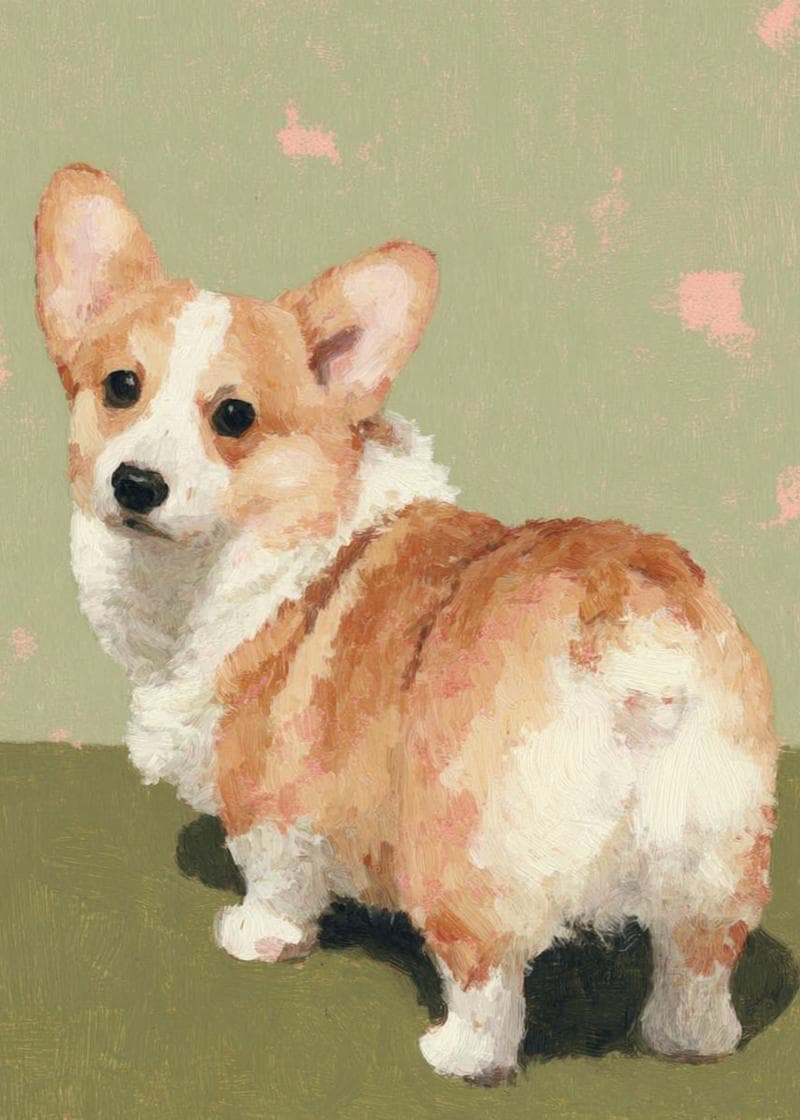 Corgi butt card
