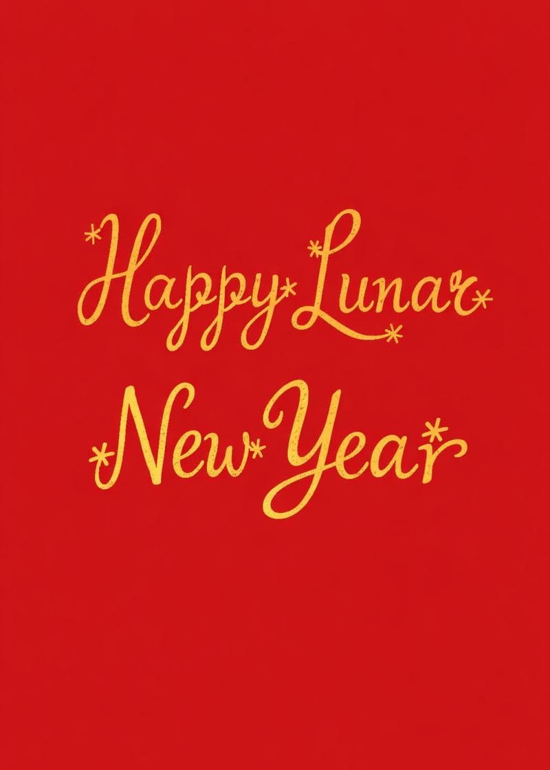 Lunar New Year card