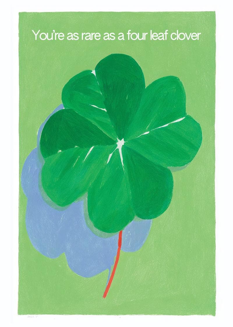 Rare as a Four-Leaf Clover Card card