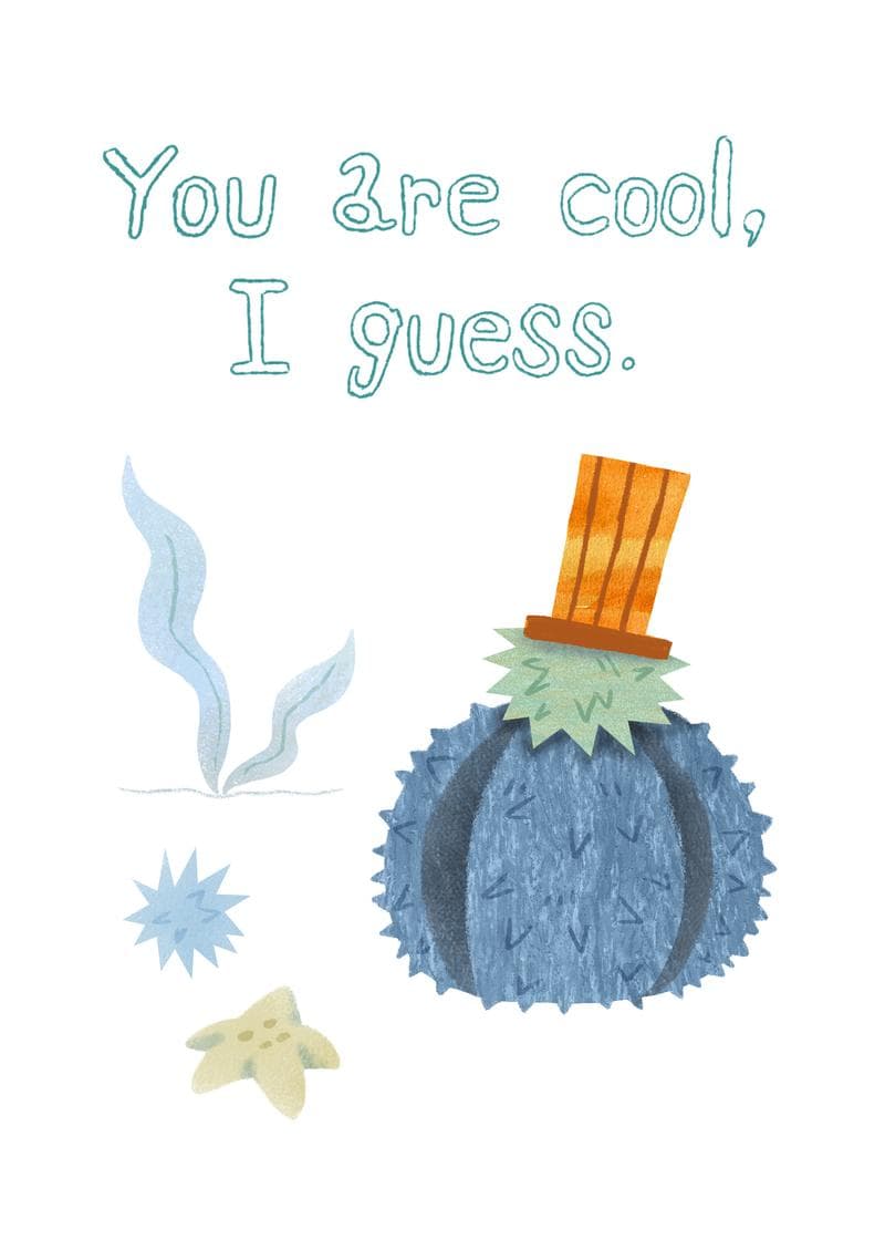 You are cool I guess