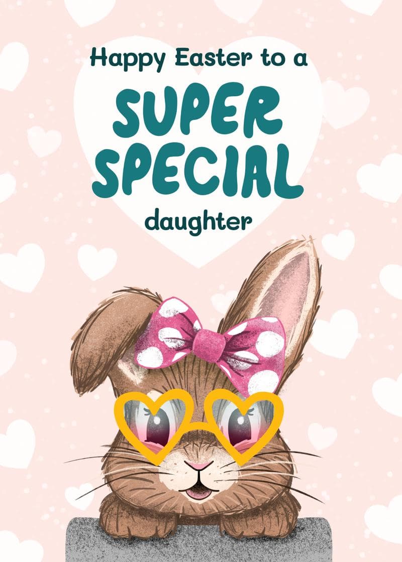 Easter Bunny Love for Daughter