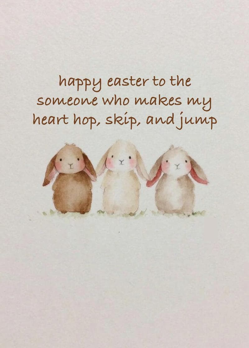 Hoppy Easter Joyful Bunnies card