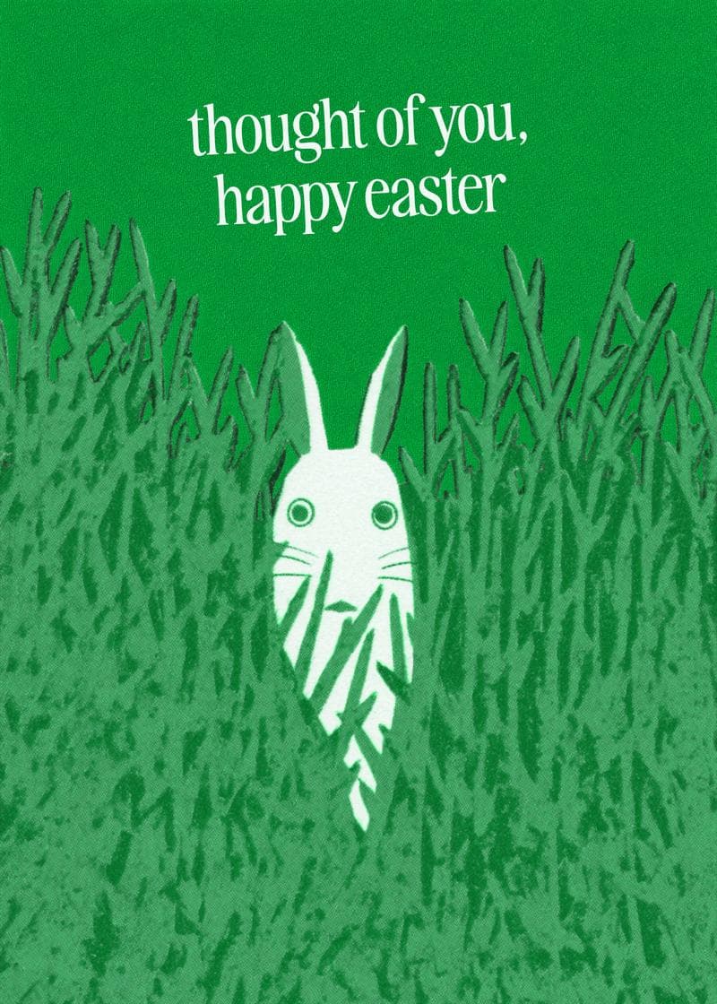 thought of you happy easter card