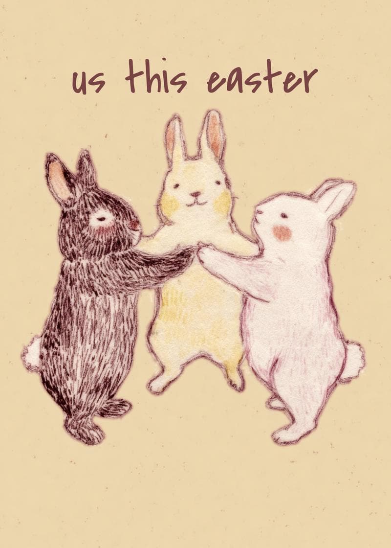 us this easter card