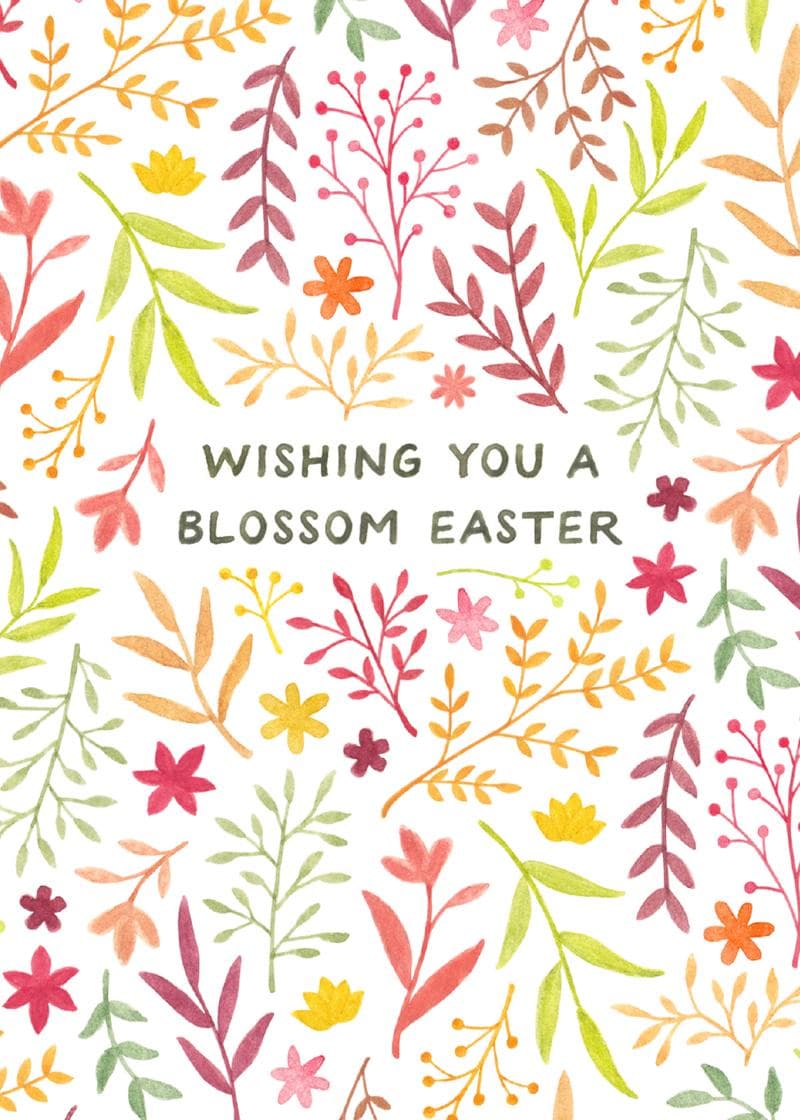 wishing you a blossom easter
