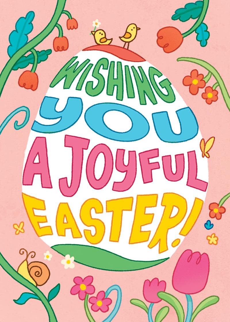 Wishing you a joyful easter