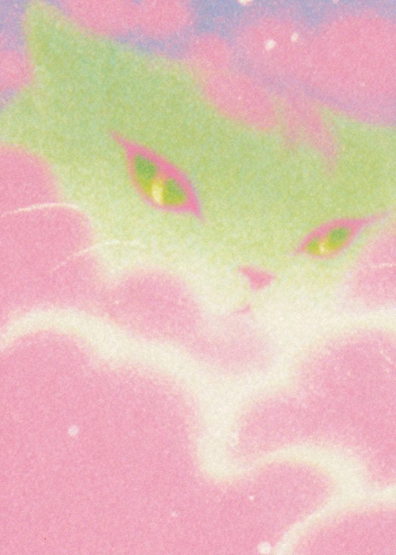 mystical cat card