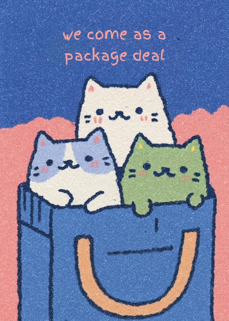 we come as a package deal card