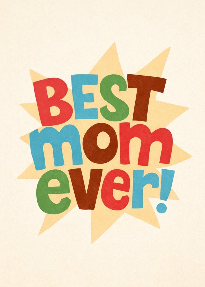 best mom ever card