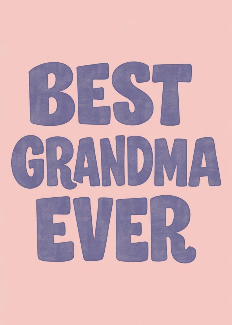 best grandma ever card