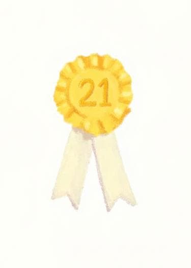 21 ribbon