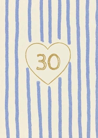 30 heart birthday