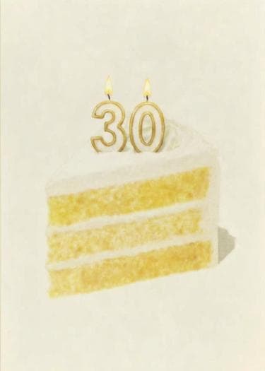30 cake slice