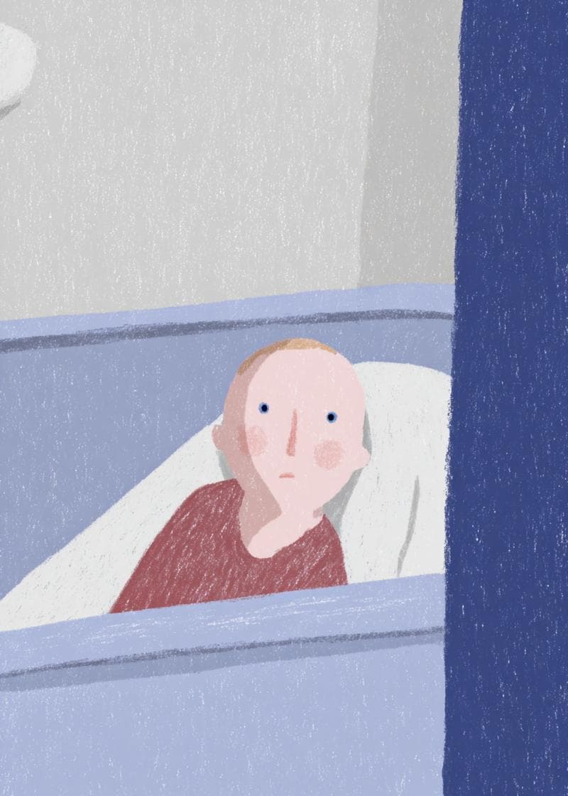 baby in bed