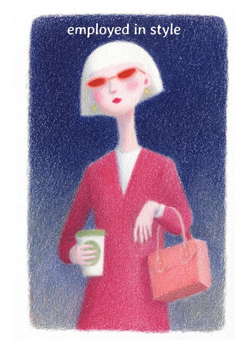 Employed In Style card